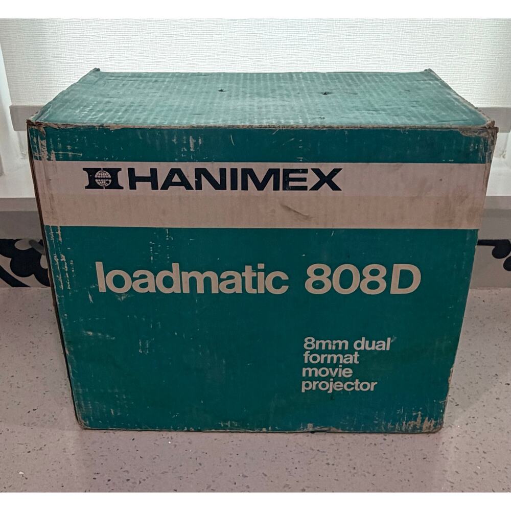 Vintage Hanimex Loadmatic Movie
Projector 808D W/ Film Please Read Description